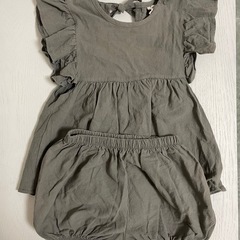 キッズ セットアップ グリーン 110cm・130㎝ コーデ売りの画像