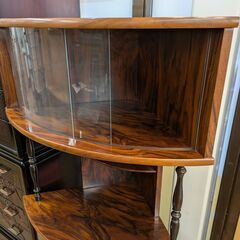 ミッドセンチュリー 木製コーナーラックの画像