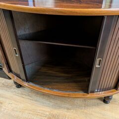 ミッドセンチュリー 木製コーナーラックの画像