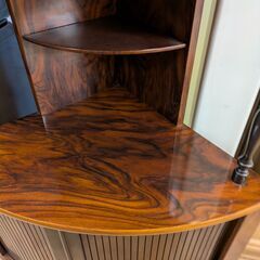 ミッドセンチュリー 木製コーナーラックの画像