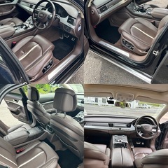 アウディA8　4.0　TFSI　クワトロ　デザインセレクション！　420馬力　IC付ターボ　4WDの画像