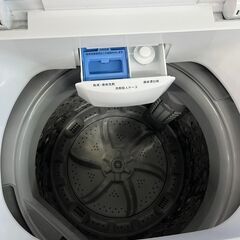 yw251115-004Z NITORI NTR60 全自動洗濯機 洗濯脱水容量6kg ホワイト 2021年製 ニトリ 洗濯機 中古の画像