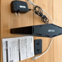 BUFFALO Wi-FiルーターWSR-1500AX2S-BK Wi-Fi 6の画像