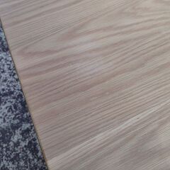 LOWYA　テーブルとベンチ椅子、イス２点の天然木ダイニングセット『中古良品、小汚れあり』の画像