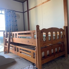 2段ベッド　マットレスも渡せます。 今日中に受け渡しできると嬉しいです。の画像