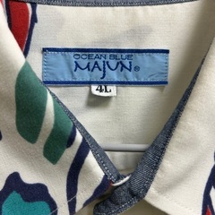 MAJUNかりゆしウェア　大きいサイズ4L　男女  の画像