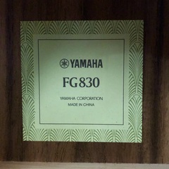 アコギ　YAMAHA　FG-830の画像