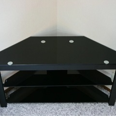 ニトリ　強化ガラステレビ台の画像