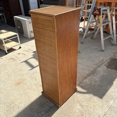 ラタン  籐  スリムラック  7段の画像