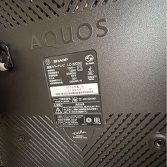 SHARP テレビ ブルーレイレコーダー付きの画像