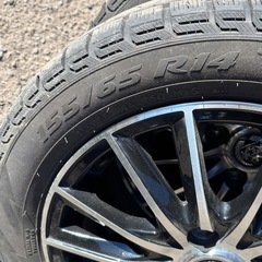スズキワゴンR スタッドレス＋ホイール155/65/R14の画像