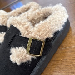 新品モコモコムートンシューズの画像