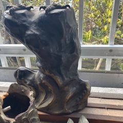 ブロンズ風？金属の鳥（壊れてます）の画像