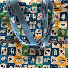 【中古】ハンドメイド　保育園バッグの画像