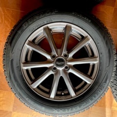 DUNLOP WINTERMAXX ホイール付きスタッドレスタイヤ 195-65-R16- 92Q WM02 9分山 ライズ 4穴の画像