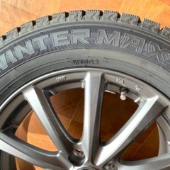 DUNLOP WINTERMAXX ホイール付きスタッドレスタイヤ 195-65-R16- 92Q WM02 9分山 ライズ 4穴の画像