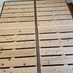 マットレス　ベッドフレーム　キングサイズの画像