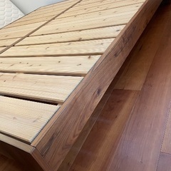 マットレス　ベッドフレーム　キングサイズの画像