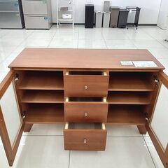 ★リユースのサカイ日立店★HJ8289  サイドボード ブラック H62.5×D40×W105.5 クリーニング済み の画像