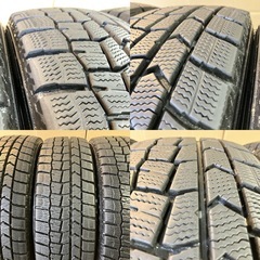 スタッドレス165/60R15 4本／DL WM02 8分〜9分上 A4980-02の画像