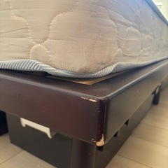 【価格相談可】セミダブルベット　マットレスの画像