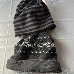 毛糸の帽子5点の画像