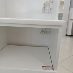 ★リユースのサカイ日立店★HJ8292 NITORI レンジボード ホワイト H190.5×D50.5×W59 クリーニング済み の画像