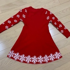 クリスマス ワンピース120センチの画像