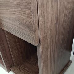 ★リユースのサカイ日立店★HJ8293  サイドテーブル ブラウン H51×D35×W30 クリーニング済み の画像