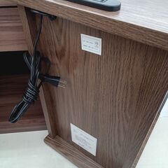 ★リユースのサカイ日立店★HJ8293  サイドテーブル ブラウン H51×D35×W30 クリーニング済み の画像