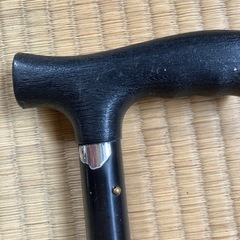 （17日朝まで）黒色の杖　伸縮できます 介護や医療の施設に歩行するときなどの画像