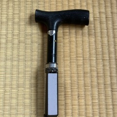 （17日朝まで）黒色の杖　伸縮できます 介護や医療の施設に歩行するときなどの画像