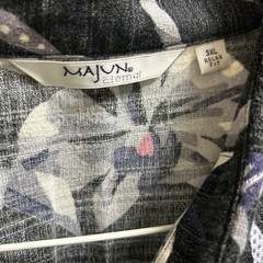 MAJUNかりゆしウェア　レディース大きいサイズ3XLの画像