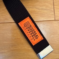 UNIVERSAL OVERALL ブラックガチャベルトの画像