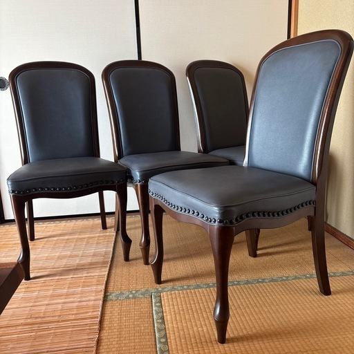 マルニ木工　maruni
ベルサイユシリーズ　ダイニングチェアー4脚