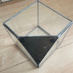【¥0】アンティークガラス小物入れの画像