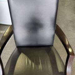 ジャングル×2和泉大型良品館　ハイバックチェア　キールハワー　黒色　ブラック　オフィス　リビング　【R238】の画像