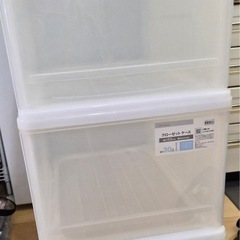 ニトリ 収納ケース（Sサイズ×2、Lサイズ×3）の画像