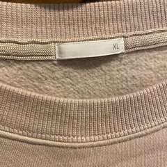 裏起毛　トレーナー　ベージュの画像