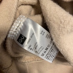 裏起毛　トレーナー　ベージュの画像