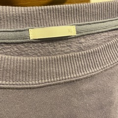 裏起毛　トレーナー　パープルの画像