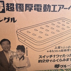 ⚫︎超獄厚電動エアーベットシングルの画像