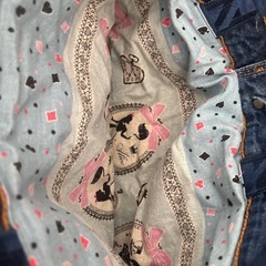 デニムリメイクバッグの画像