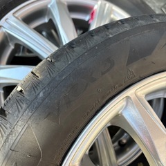 アルミホイール　ハスラー用　スタッドレスタイヤ付の画像