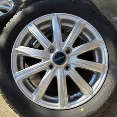 アルミホイール　ハスラー用　スタッドレスタイヤ付の画像