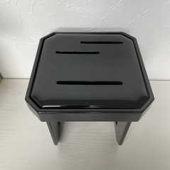 f●■★【未使用】会津塗り【花月台/杯台】天然木 漆塗りの画像