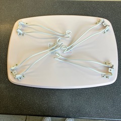 A2511-237 NITORI ローテーブル キャル2 7050PI ローズ 折りたたみ 猫脚 アンティーク風 キズ汚れ有りの画像