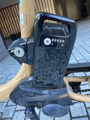 値引き済み: 電動アシスト自転車　Panasonic 20インチ　イエローベージュ