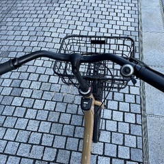 電動アシスト自転車　Panasonic 20インチ　イエローベージュの画像