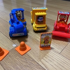 アンパンマンくるまだいすき工事車両セットの画像